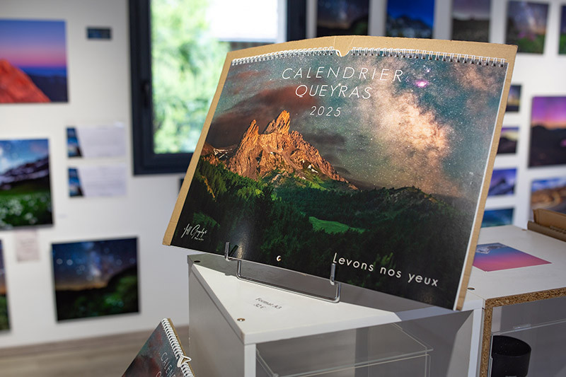 Calendrier en vente chez Jeff Graphy