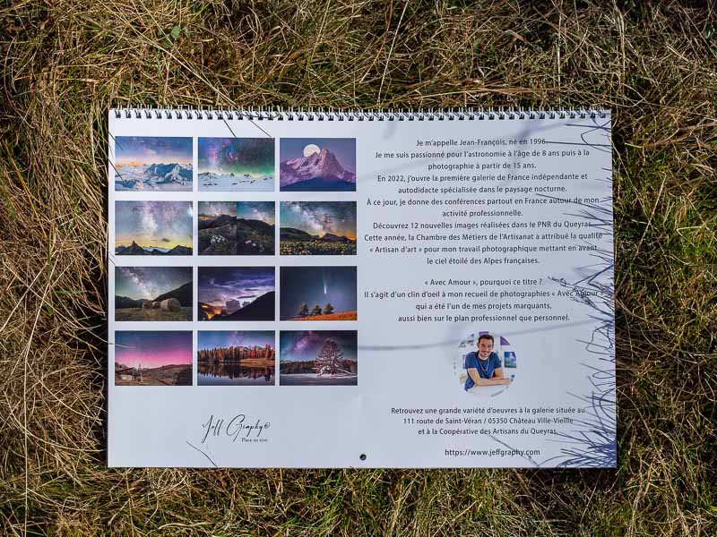 Calendrier 4ème couv